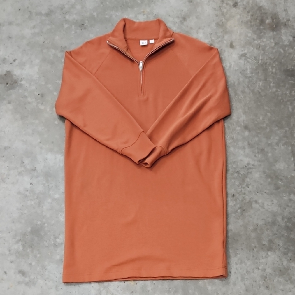 GAP Rust Long Sleeve Dress